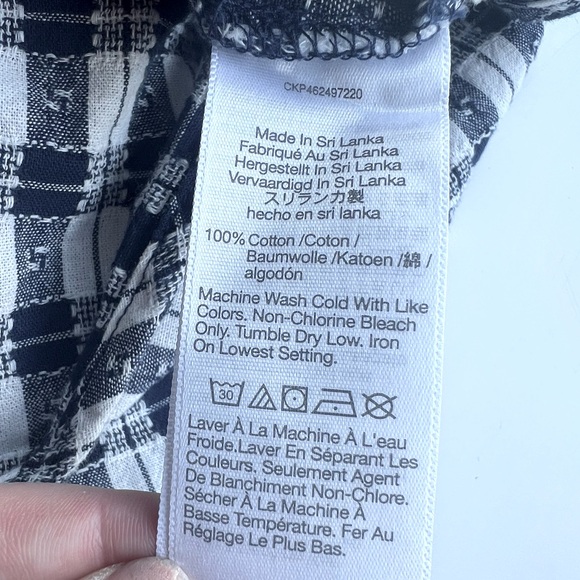 Madewell Curved-Hem Mini Skirt in Plaid, NWT! Size M - Picture 10 of 13